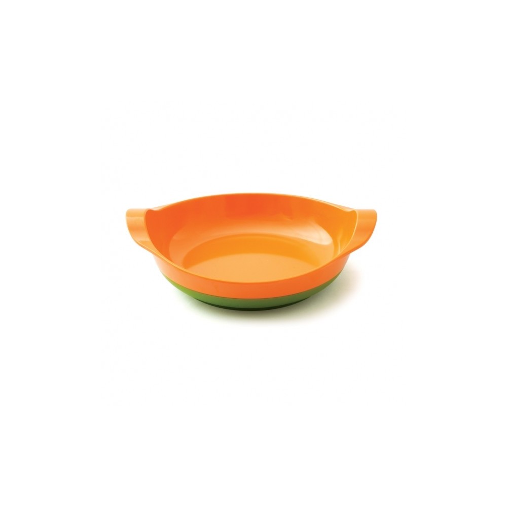 Assiette antidérapente orange Assiette antidérapente orange