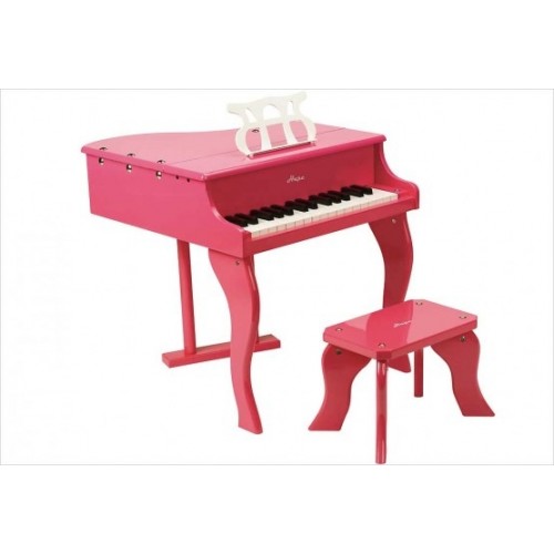 Grand piano à queue en bois rose