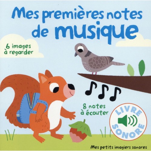 Livre sonore mes premières notes de musique