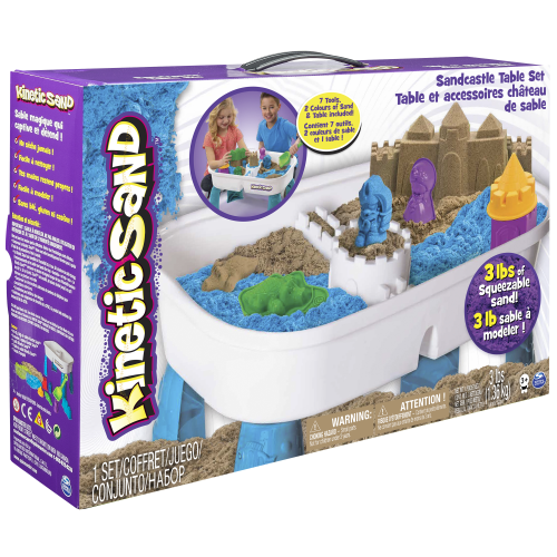 Kinetic Sand Table et accessoire de château de sable