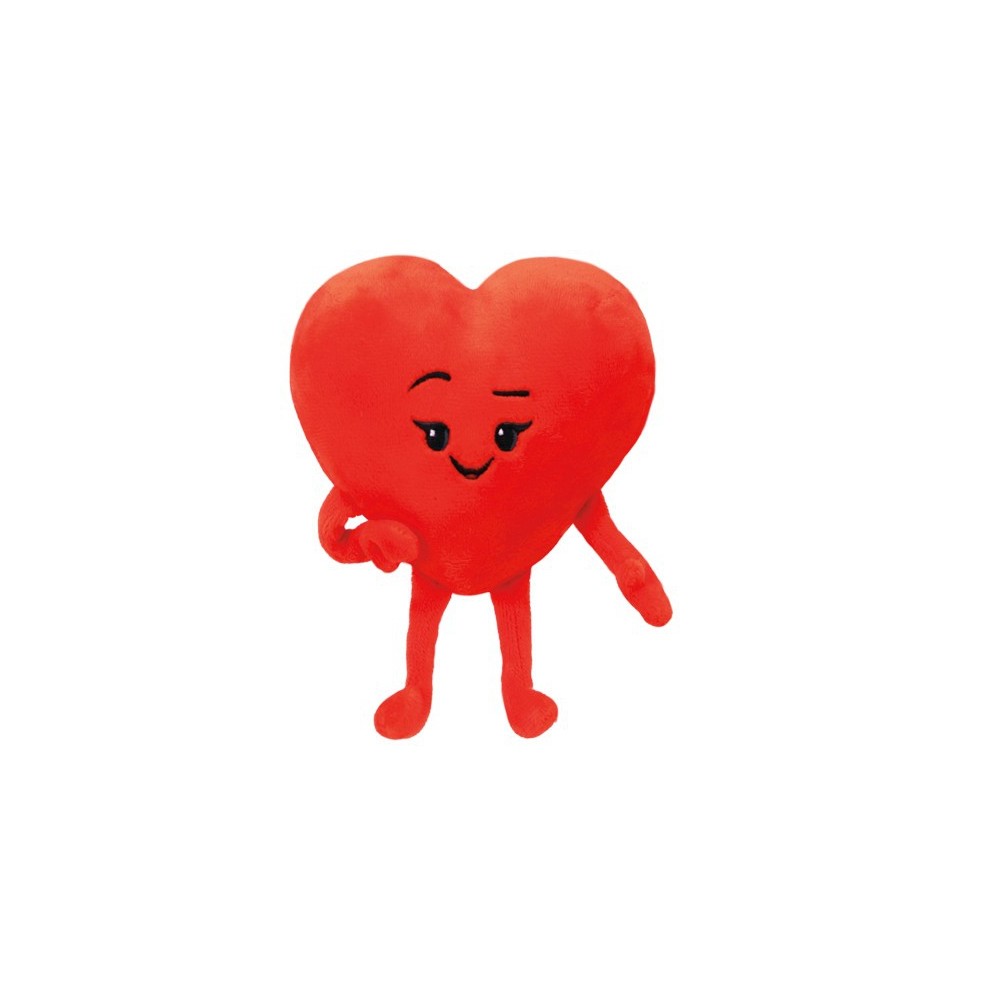 peluche Emoji coeur 15 cm